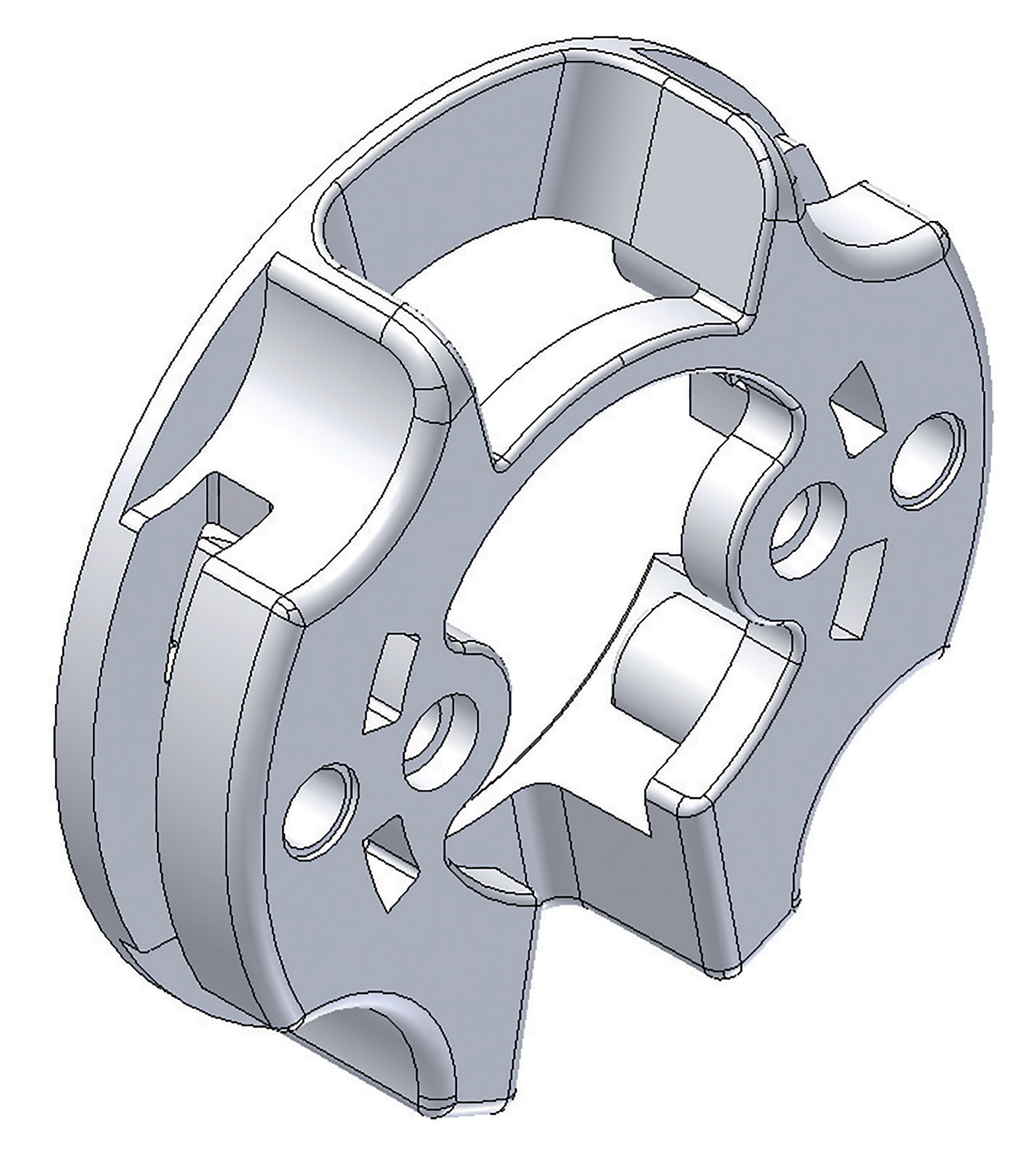 Faac - tm2 sup35 clip adapteur pour support moteur