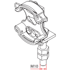 Faac - tm2 sup45 - clip sup.adj.h_1pc