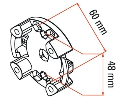 Faac - tm2 sup45 - clip support_1pc