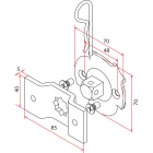 Faac - tm2 sup58 - omega+sq.pin support_1pc