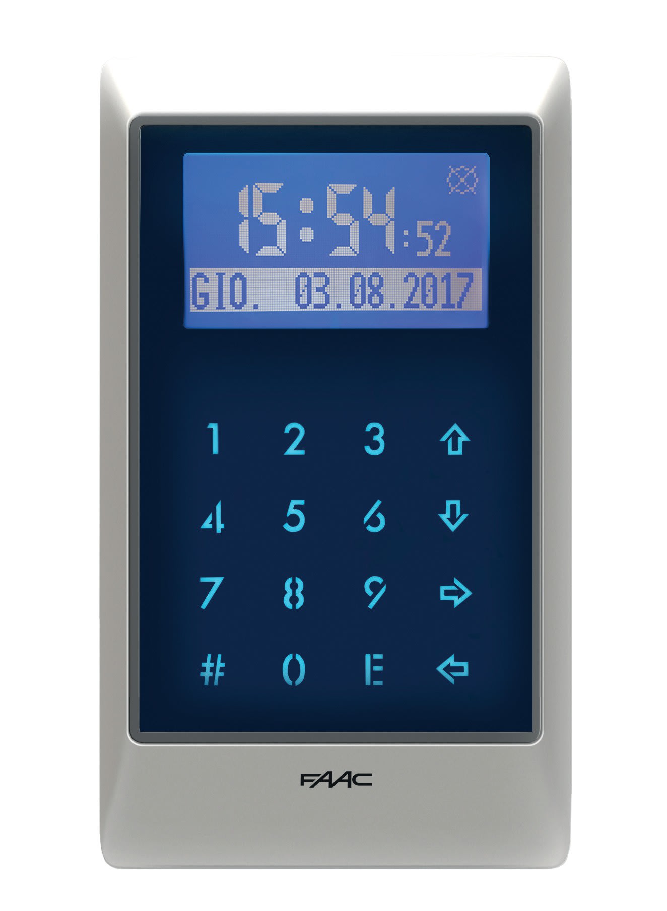 Faac - xkpr 125d da ? keypad+prox reader + disp 125khz dual ant.