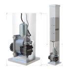 Faac - operateur c4000i 24v electromeca. bt, e4000i, pignon, cle de dev.,acc.de fix.