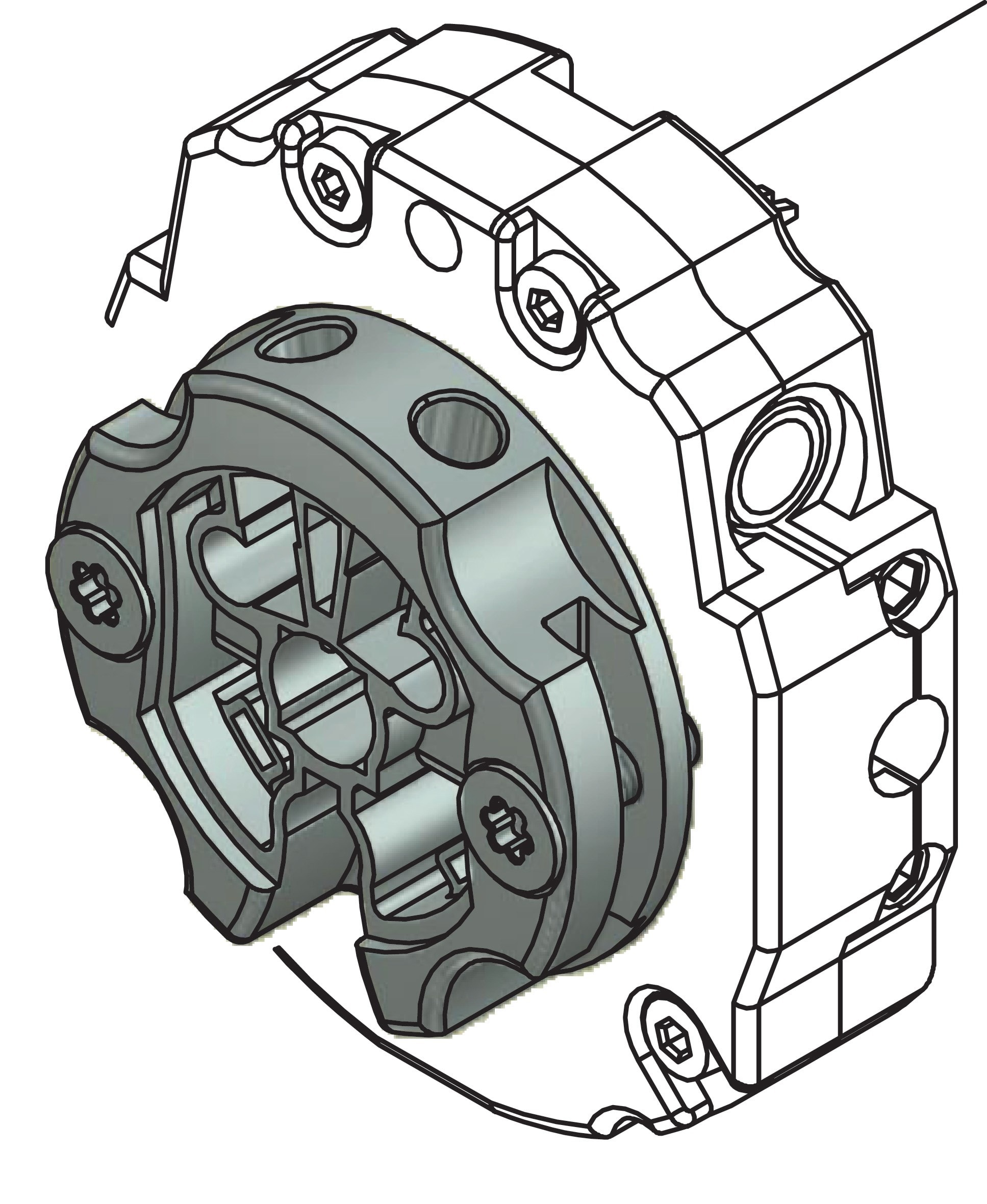 Faac - tm2 sup45 - support tm2 45 m_1pc