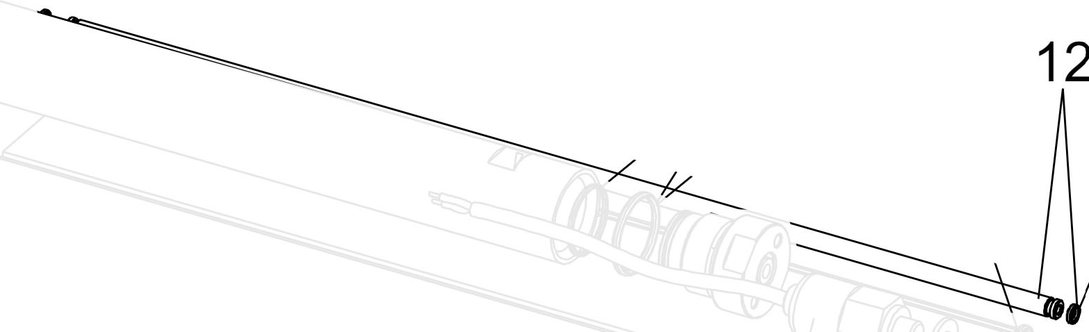 Faac - j275ha tube aliment.avec tirants
