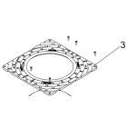 Faac - j275ha - plaque de finition