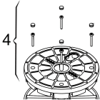 Faac - j275 - tete de borne sa/2k