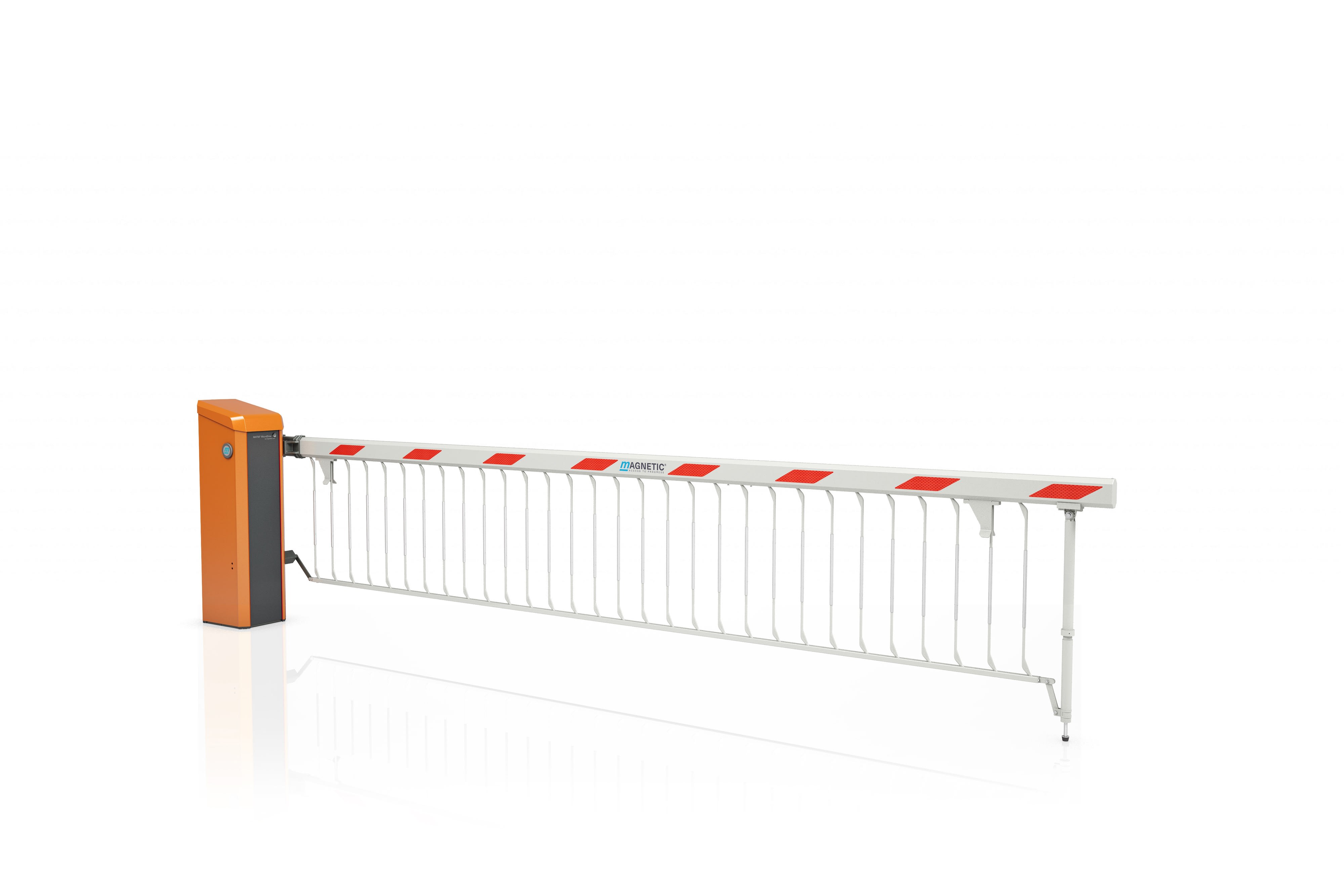 Faac - barriere access pro-h solaire gauche, ral 2000, orange, gauche.
