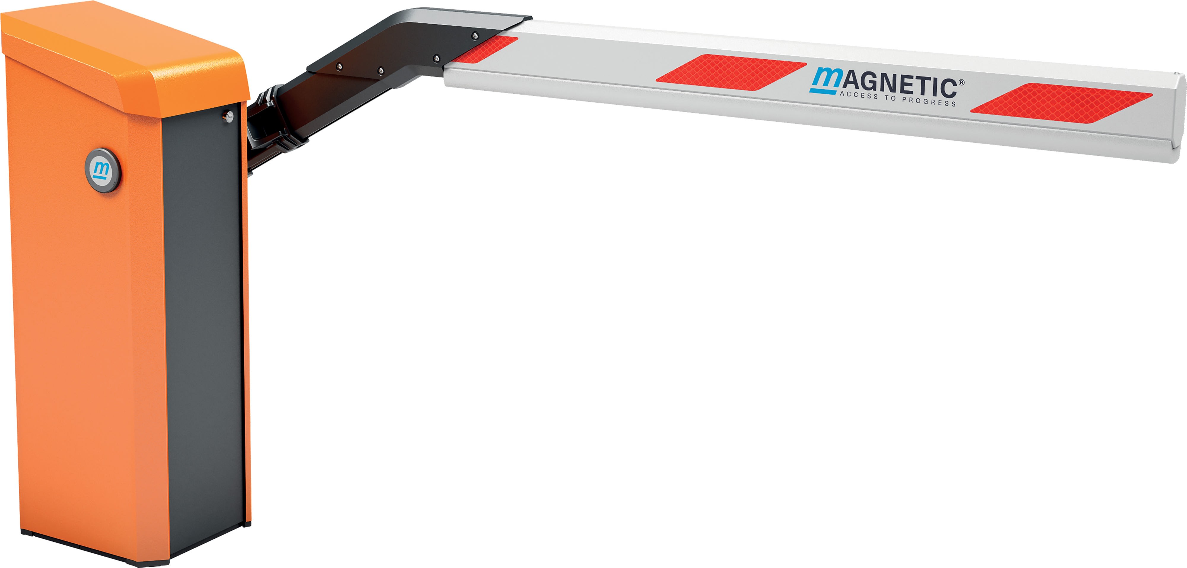 Faac - barriere access pro, ral 2000, orange, droite