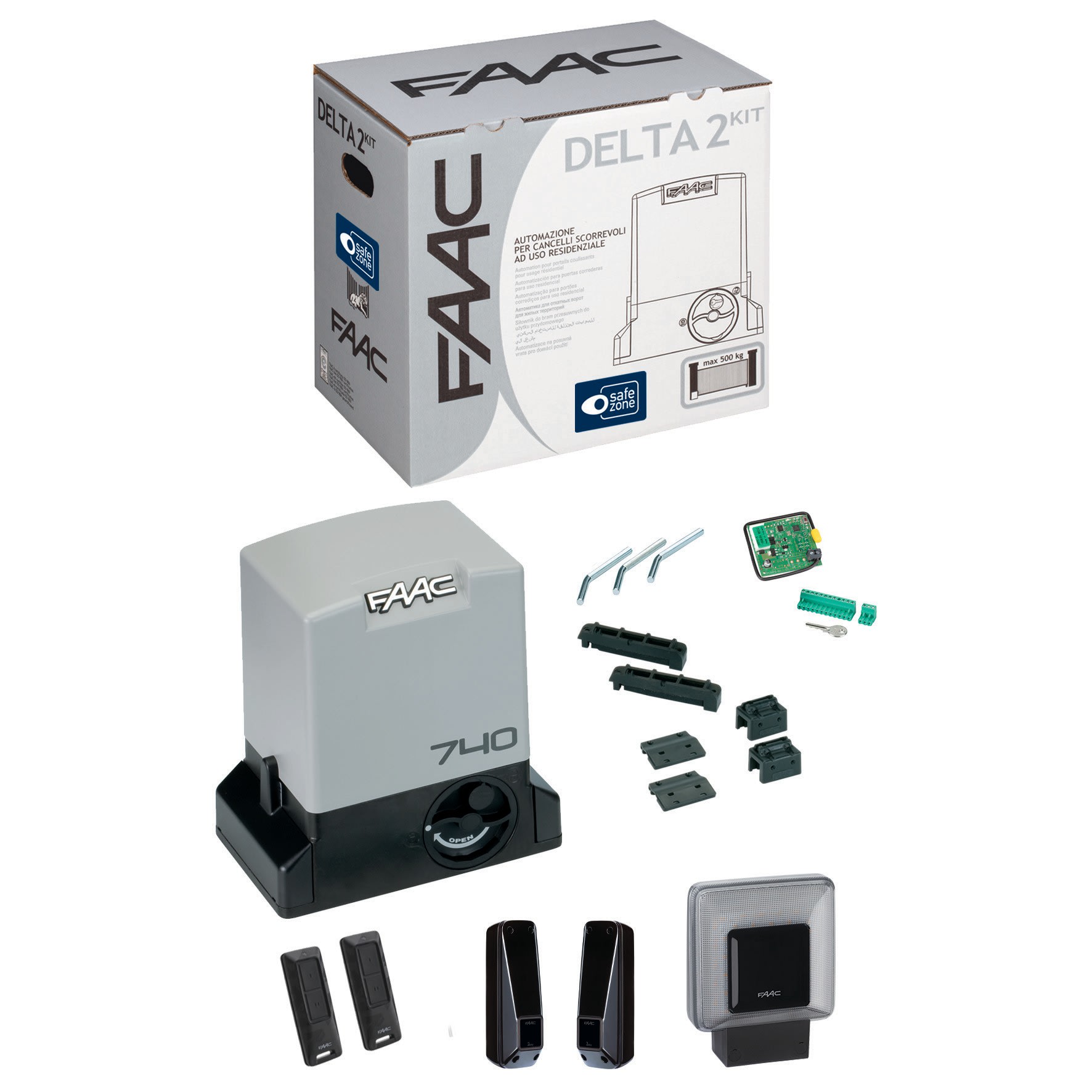 Faac - delta 2 kit integral 230v (version 2023)