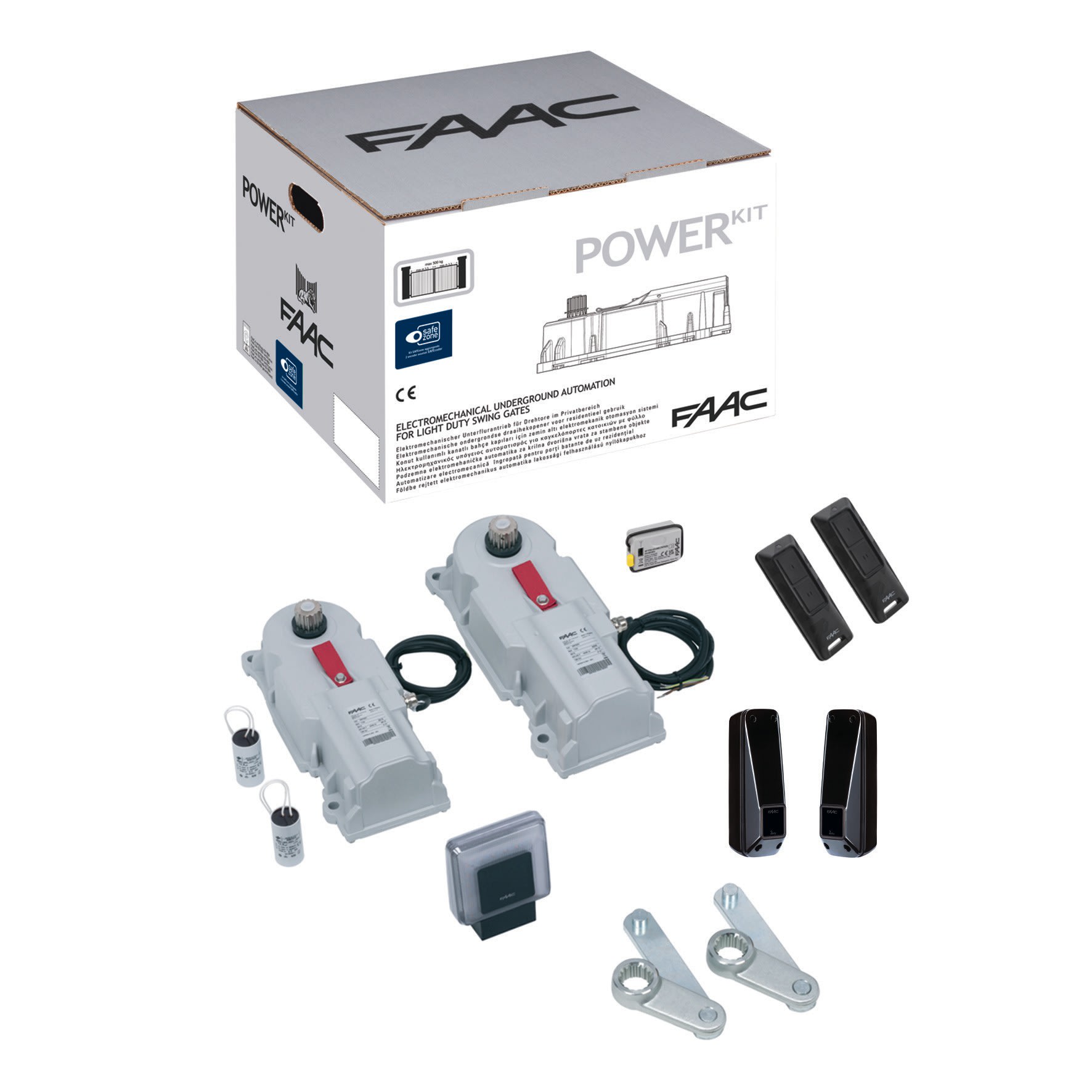 Faac - power kit integral 24v (version 2023) (sans caisson de fondation)