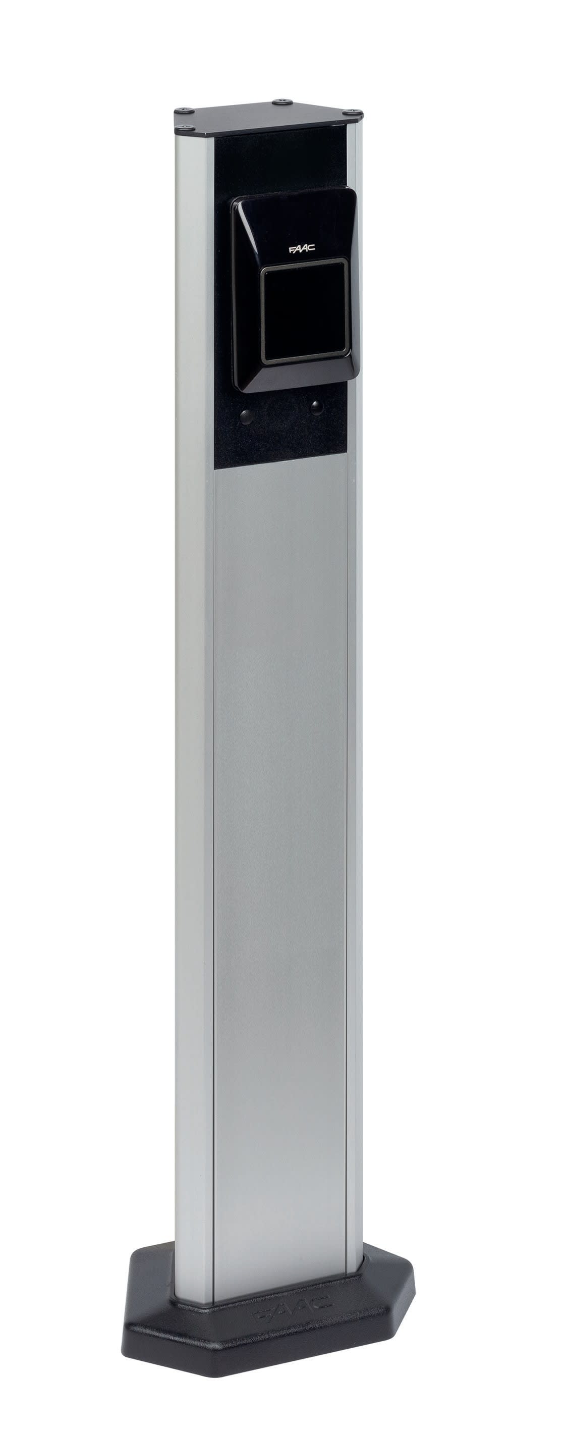 Faac - colonnette h500 mm pour photocellules, clavier a code, lecteur de bagdes
