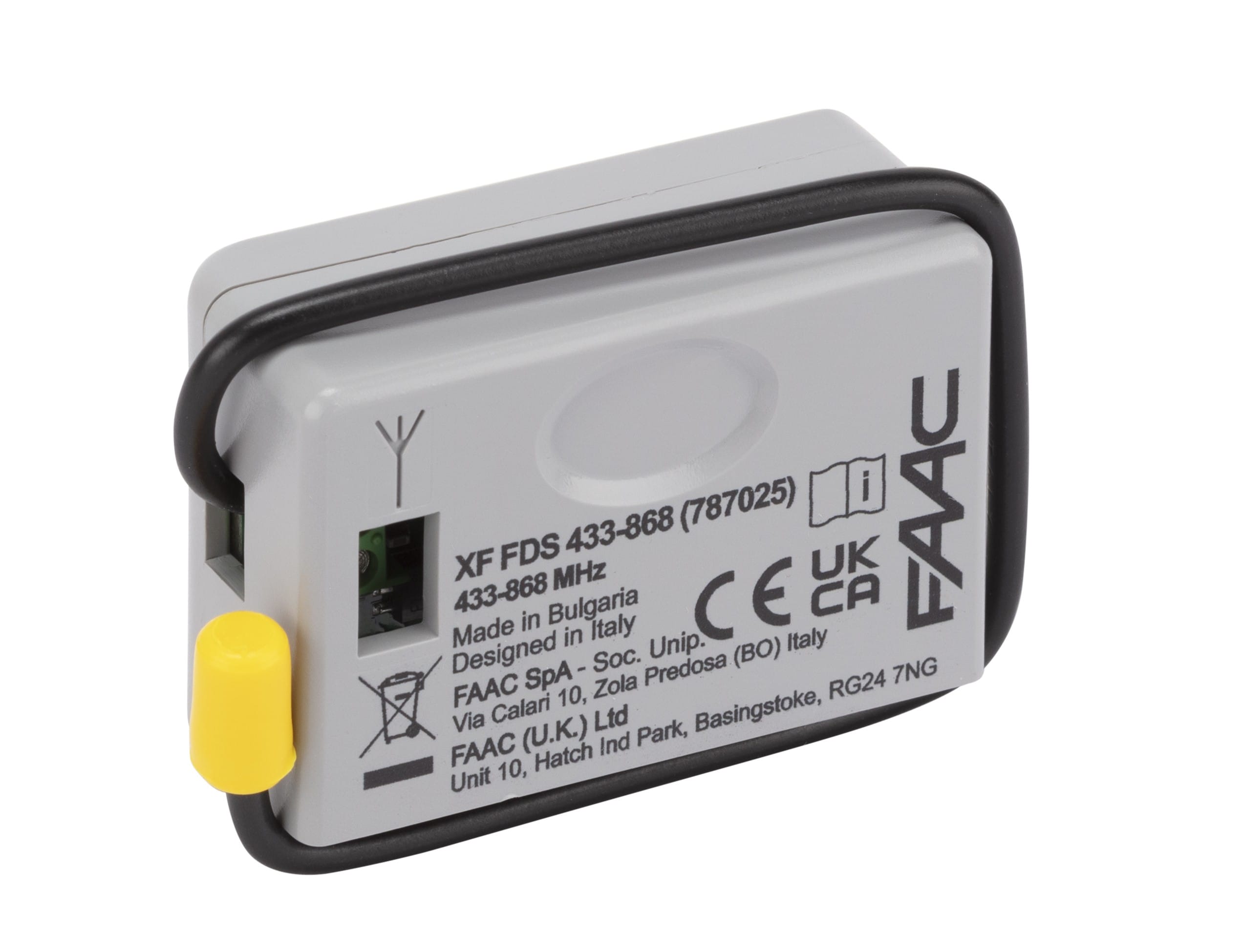 Faac - recepteur radio xf fds 433-868 mhz. compatible avec le protocole faac fds