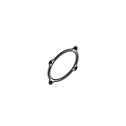 Faac - b680h - joints de flasque. piece detachee pour barriere b680h