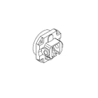 Faac - s450h - flasque posterieure pour operateur hydraulique s450h cbac et sb