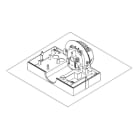 Faac - C721 - groupe moteur avec pignon z28 pour c710, cyclo kit.