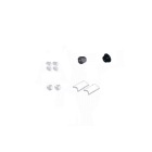 Faac - groupe plastique blanc n1d  (v750195)