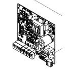Faac - e734 - platine electronique. piece detachee pour gamma kit, c734