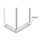 Faac - joints plat. piece detachee pour operateur 560 et 580, et barriere 630