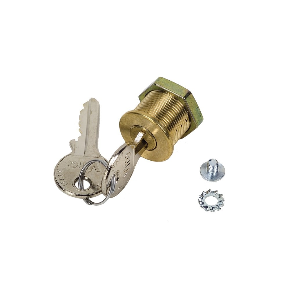 Faac - serrure de deverrouillage avec 2 cles n°4 - op s450h,422,s800h,s800,c721