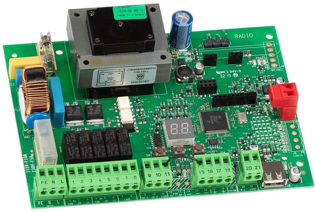 Faac - Carte électronique E045S -Pour automatismes en 230V.