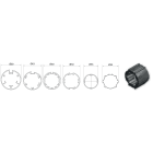 Faac - tm2 45 - adaptateur pour soprofen 53, dalex 80+63, gibus d58, rollerbat 56, ?