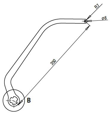 Faac - paire de bras night one day nd6 blanc ral 9010