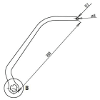Faac - paire de bras night one day nd6 blanc ral 9010