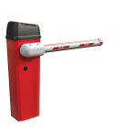 Faac - Corp de barrière B614 rouge pour lisse jusqu'à 6m. Carte électronique intégrée