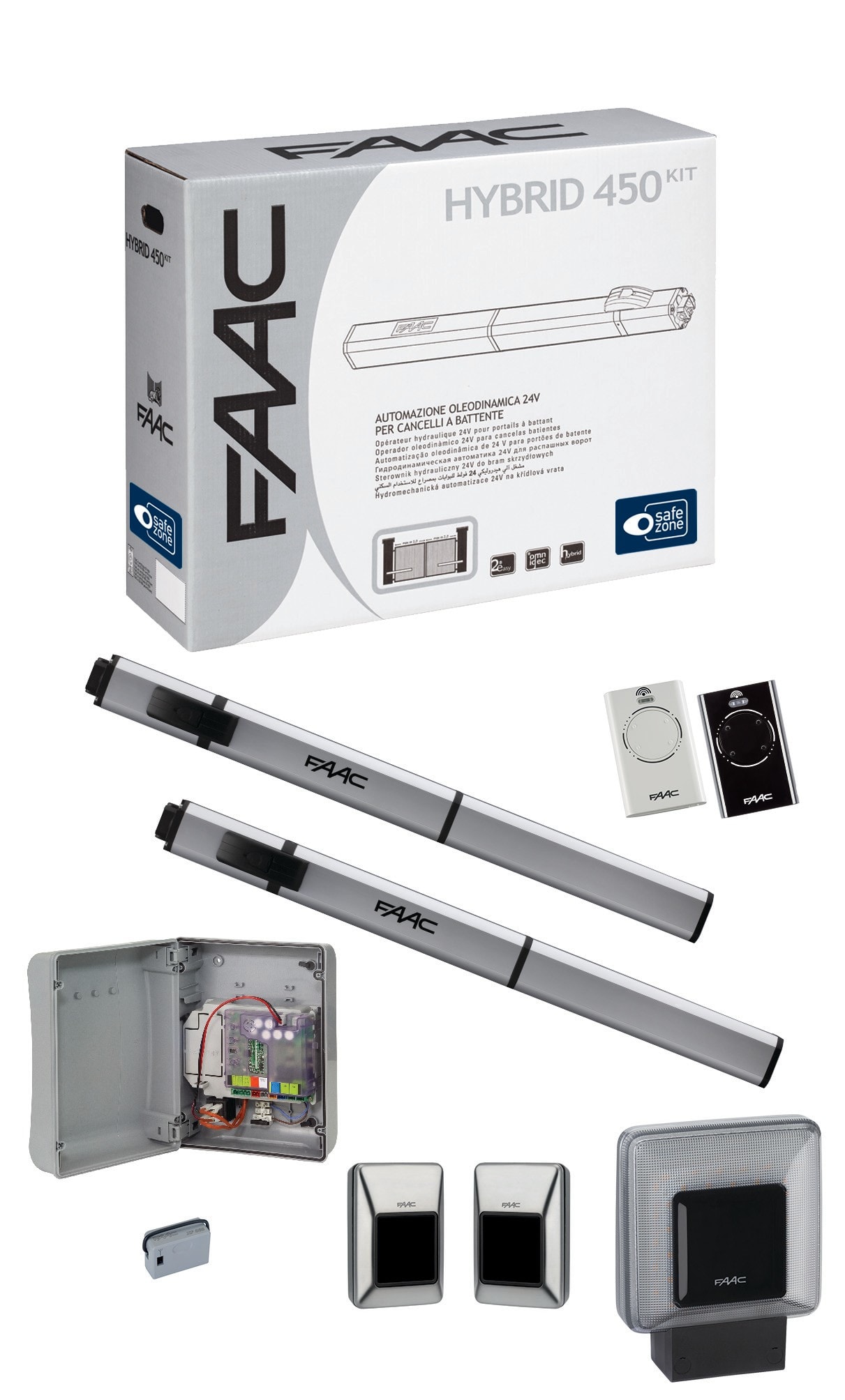 Faac - hybrid kit plus integral 24v