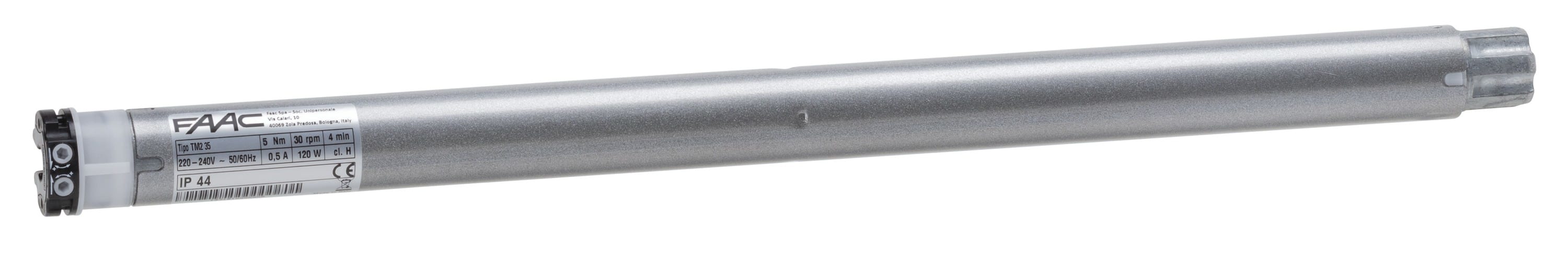 Faac - moteur pour volets roulants tm2 d. 35 09/16 tours/min_adaptateur octo40_1 piece
