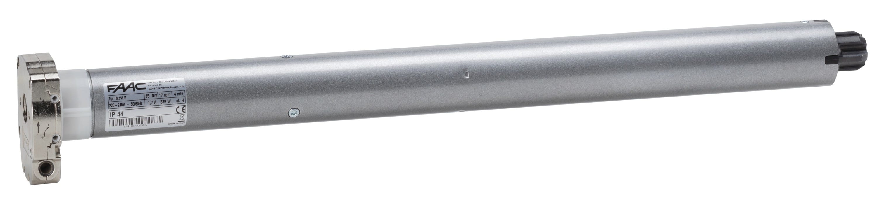 Faac - moteur pour volets roulants tm2 d.  58 man?uvre de secours 85/17_1 piece