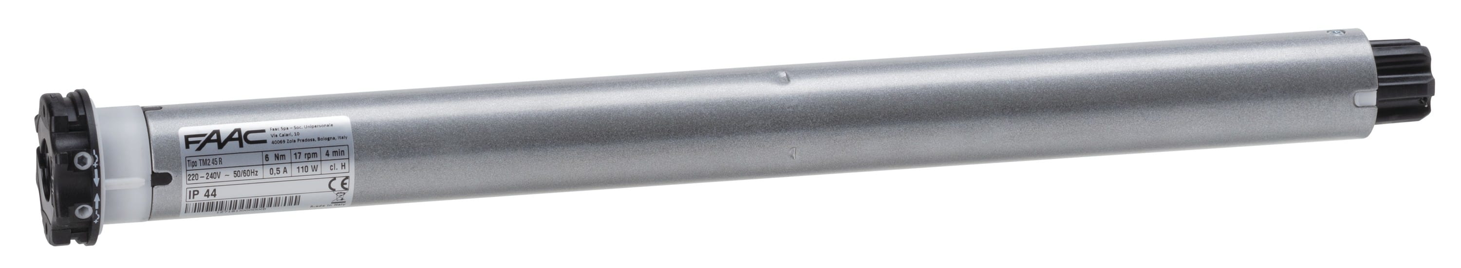 Faac - moteur pour volets roulants tm2 d. 45 r 50/12 tours/min_1 piece