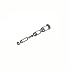 Faac - 620 - deverrouillage exterieur par cle triangulaire pour barriere 620