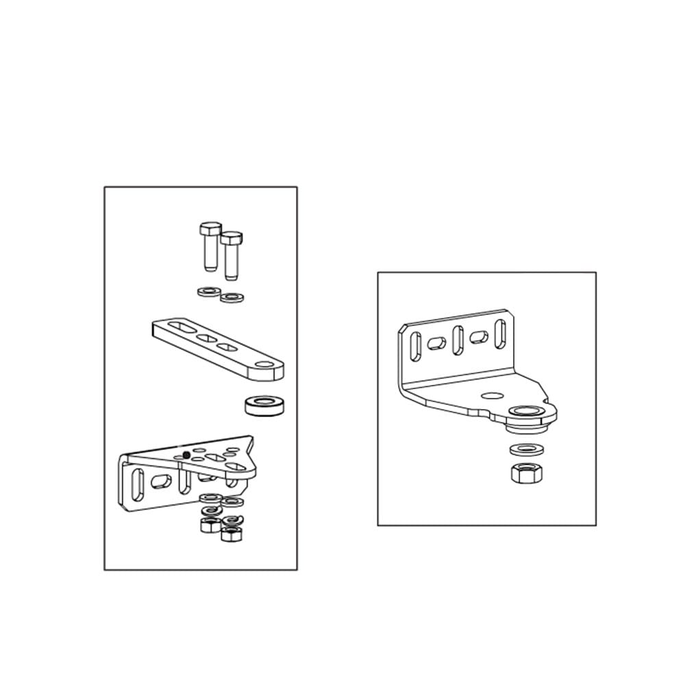 Faac - attaches s418 avant & arriere