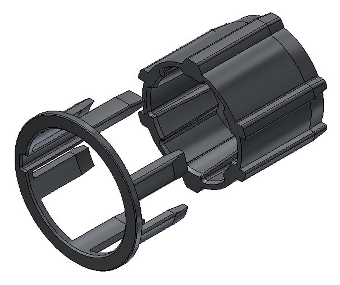 Faac - tm2 35 - adaptateur pour tube rond 45 mm avec ogive