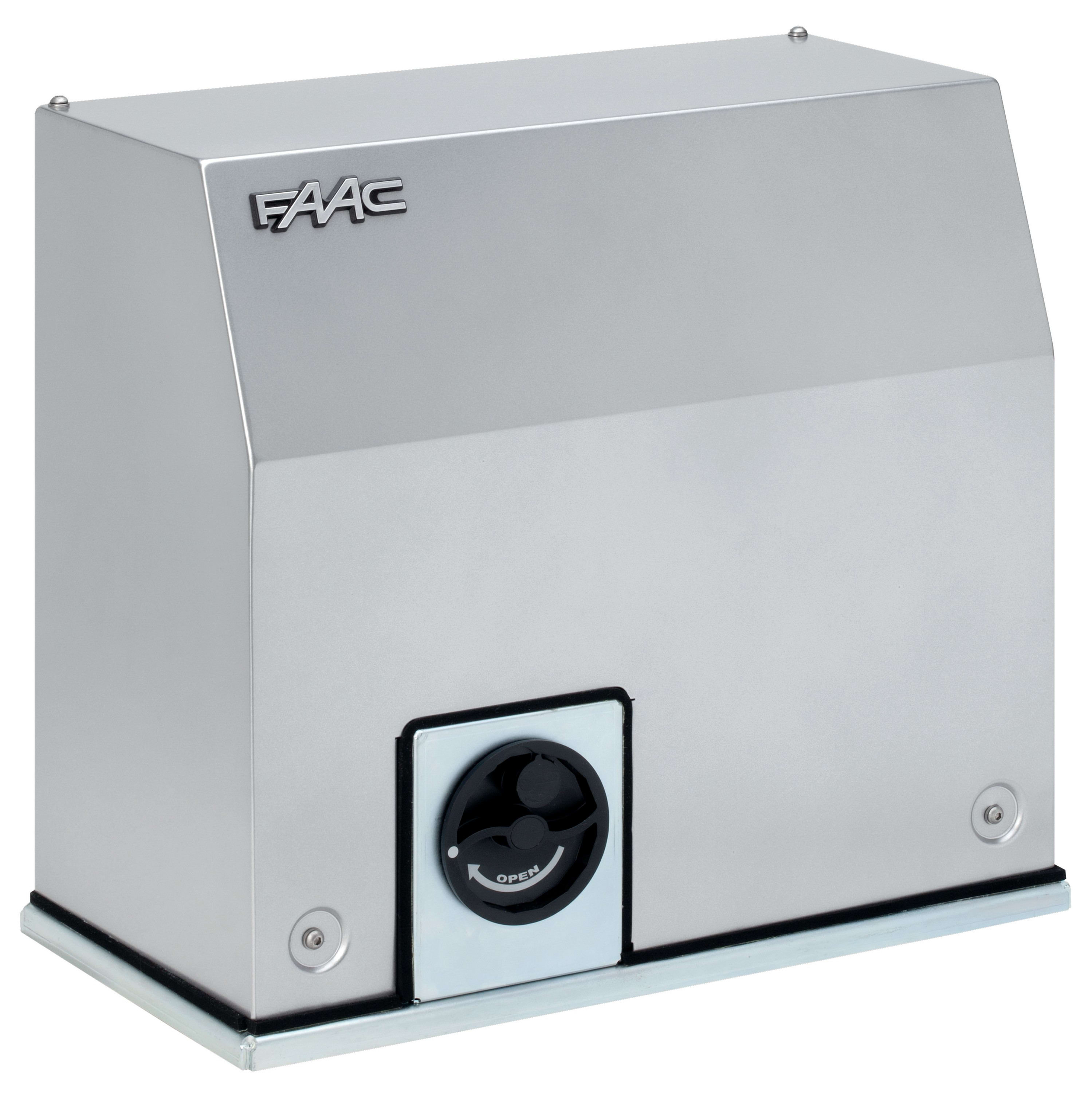 Faac - C851. Motoréducteur pour portail coulissant rapide 70cm/s - portail max 1800Kg