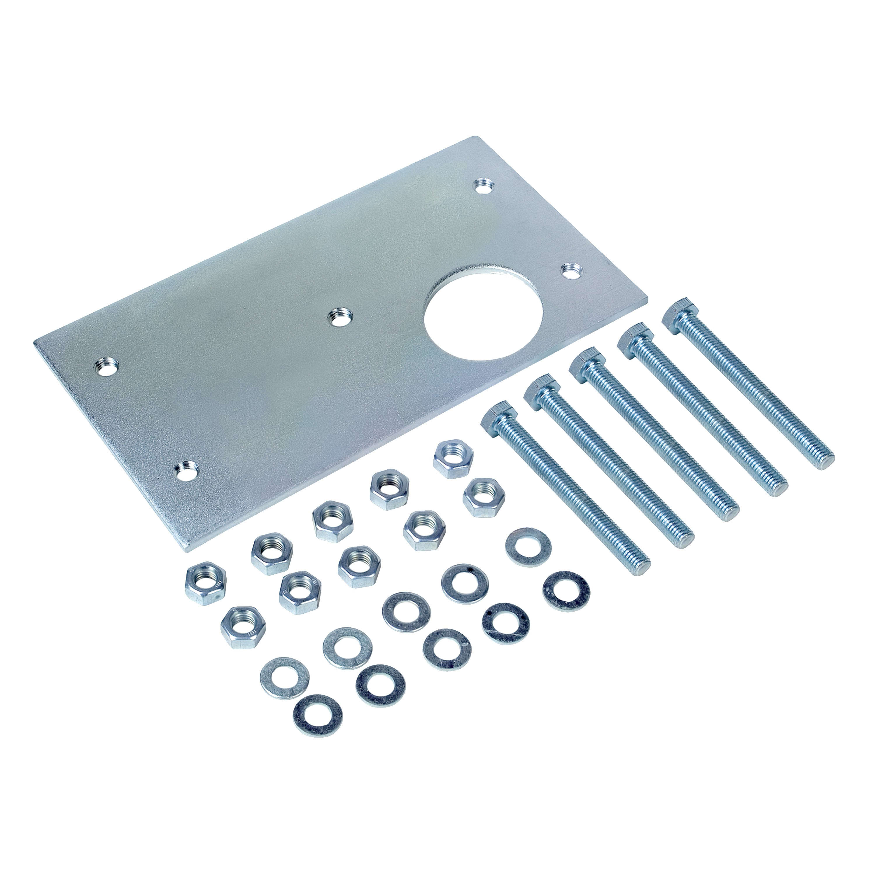 Faac - c851 - plaque de fondation a sceller pour moteur c850/c851