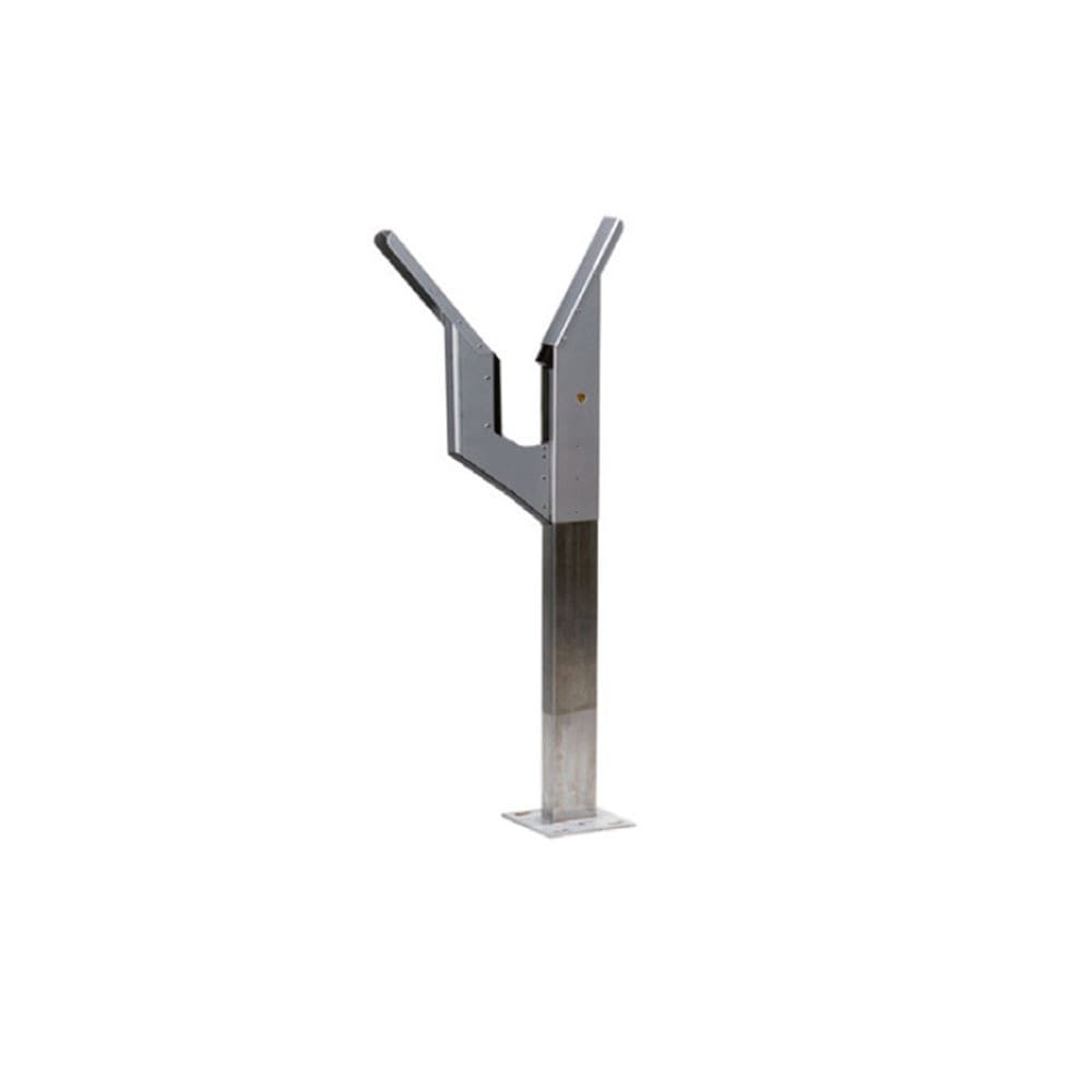 Faac - MDLIS-L24. Lyre Inox à verrouillage pour lisse ronde modèle L en 24Vdc