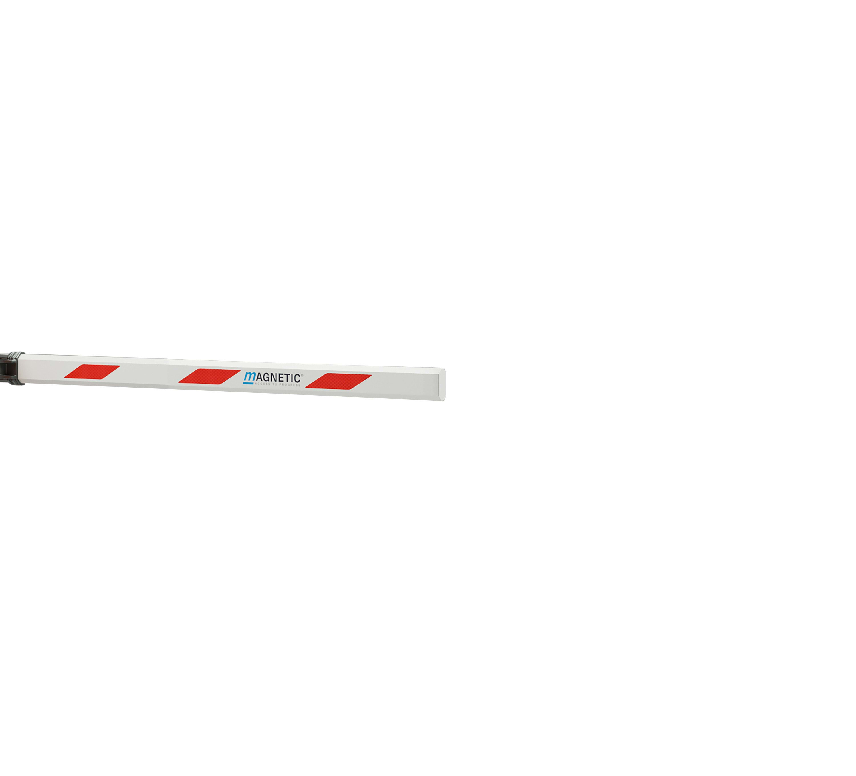Faac - lisse microboom de 3000mm avec lyre pendulaire, droite, preparee double herse
