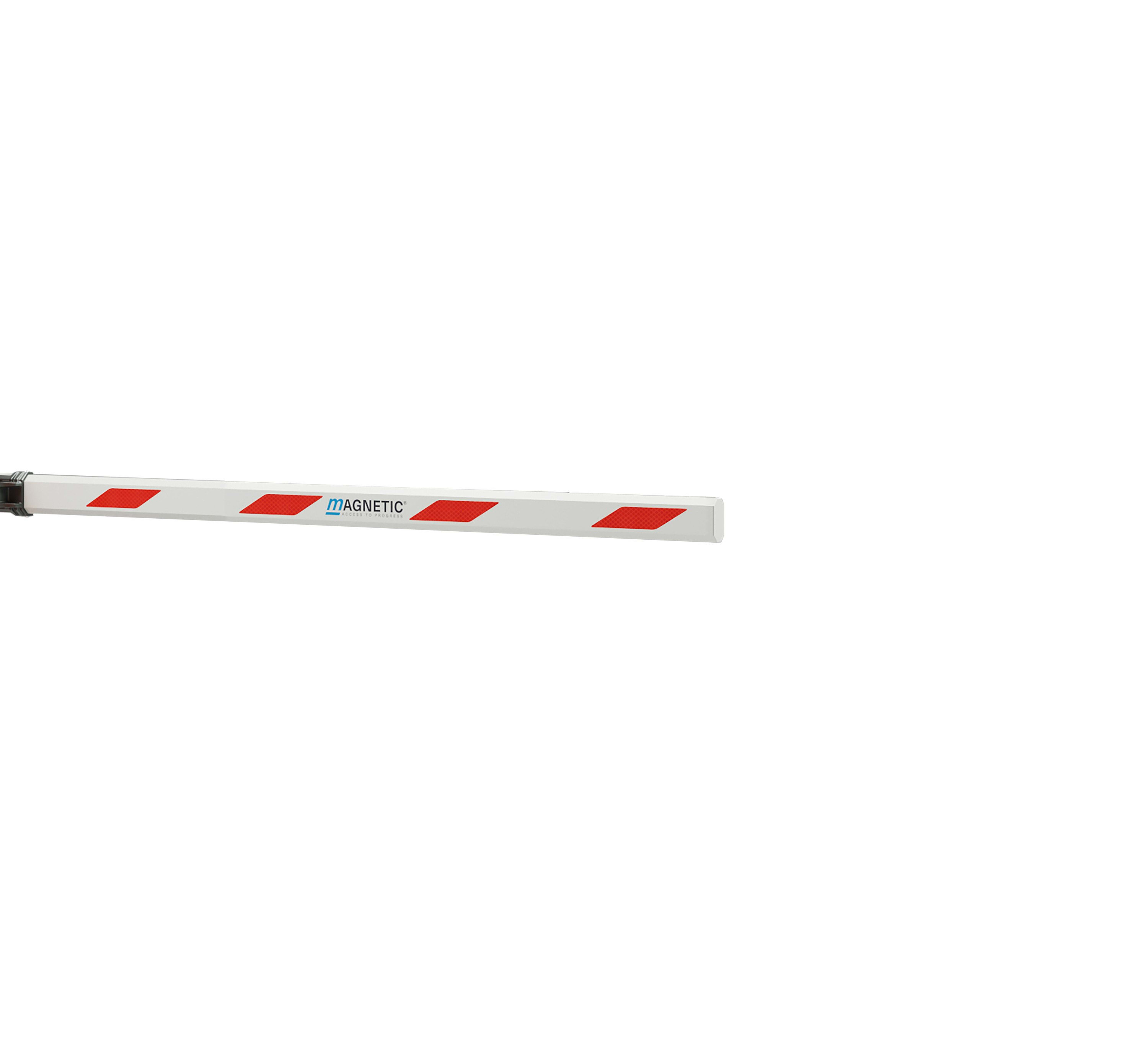 Faac - lisse microboom de 3500mm avec lyre pendulaire, gauche, preparee double herse