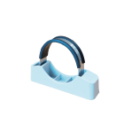 Securlite - Kit supports PC\inox 304 L pour Fila2 et Resilio 70 mm