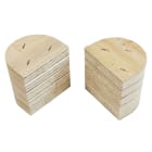 Securlite - KIT 2 SABOTS COFFRAGE SYSTEO E (EMBOUT ROND)