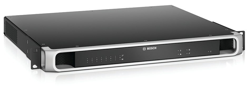 Bosch Security Systems - Amplificateur, 8 canaux, 600 W avec canal de secours intégré et fonctions DSP.