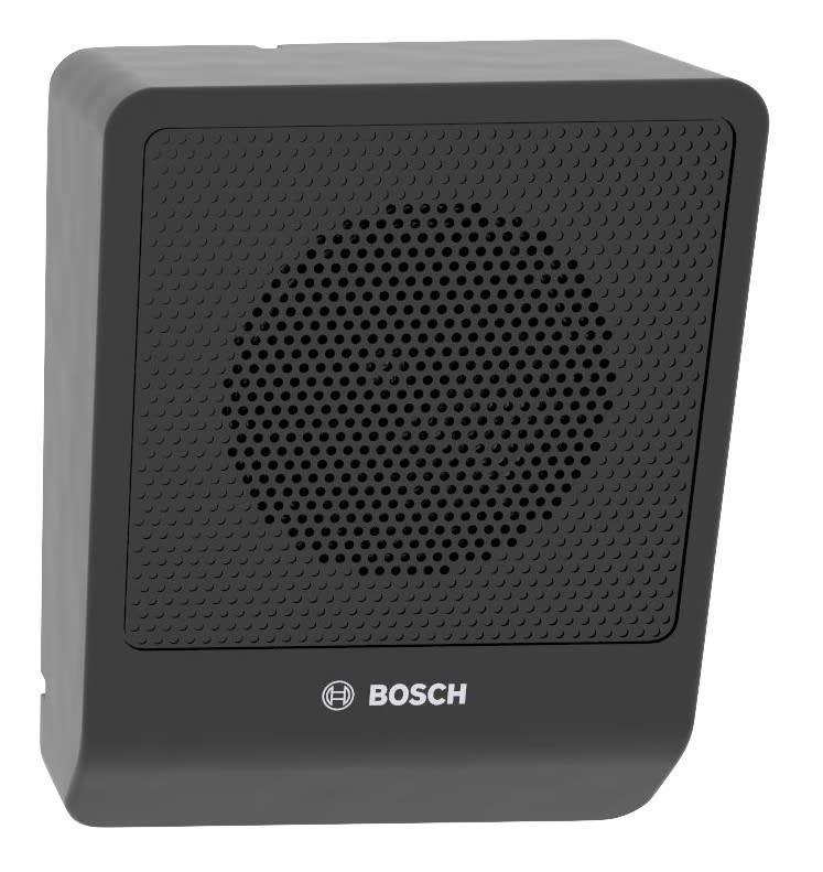 Bosch Security Systems - Haut-parleur 6W ABS, finition noire, avec 3orifices pour installation au mur.