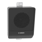 Bosch Security Systems - Enceinte 6W ABS, finition noire, installation au mur ou au plafond.
