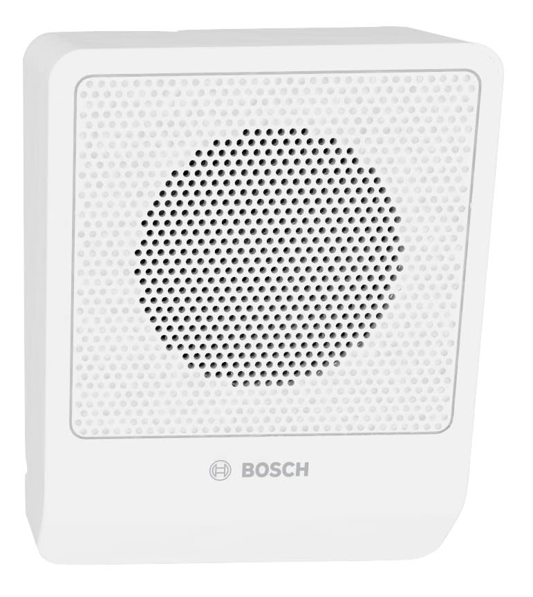 Bosch Security Systems - Haut-parleur 6W ABS, finition blanche, avec 3orifices pour installation au mur