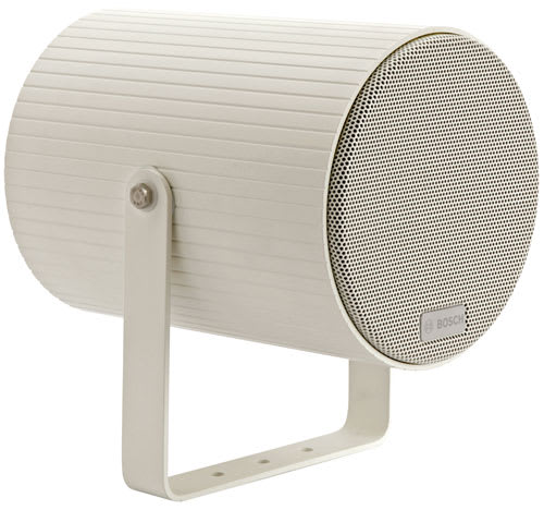 Bosch Security Systems - Projecteur de son 20W unidirectionnel, aluminium, IP66, EN54-24, blanc RAL 9010