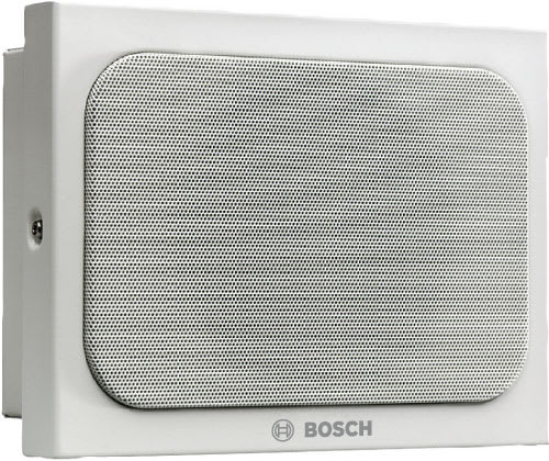 Bosch Security Systems - Enceinte 6 W rectangulaire, boîtier métallique, IP 32, EN54-24, blanc RAL9010
