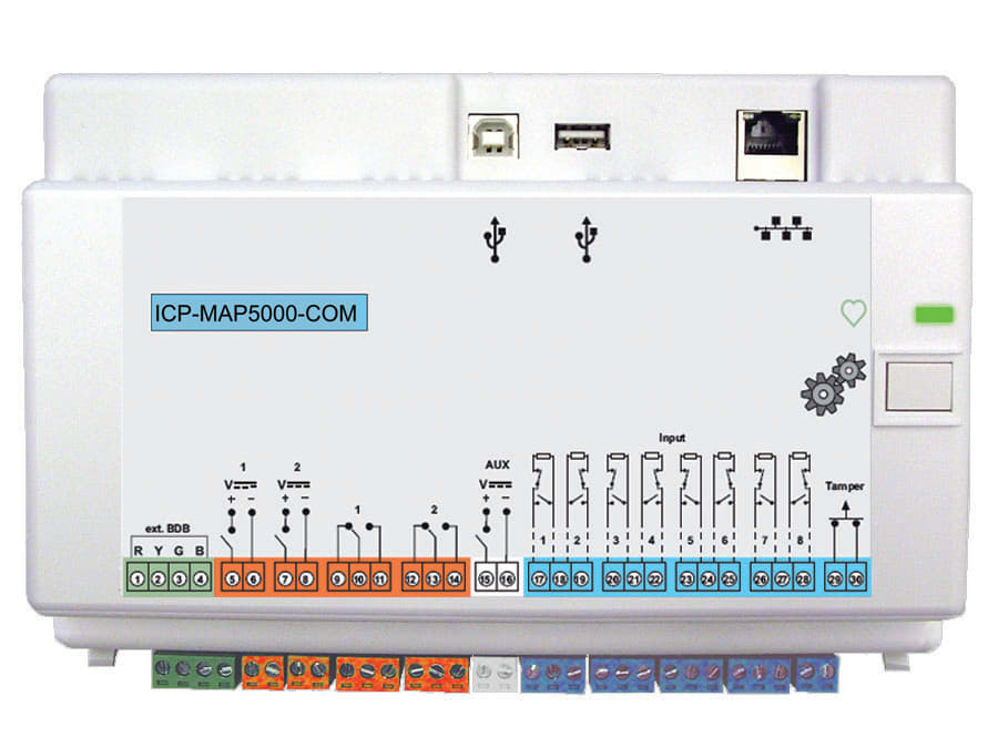 Bosch Security Systems - Carte mere de la centrale MAP 5000_1500 points_500 groupes_1000 utilisateurs +