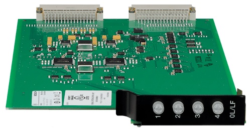 Bosch Security Systems - Carte 4 lignes pour D6600 selon version du frontal de reception D6600E